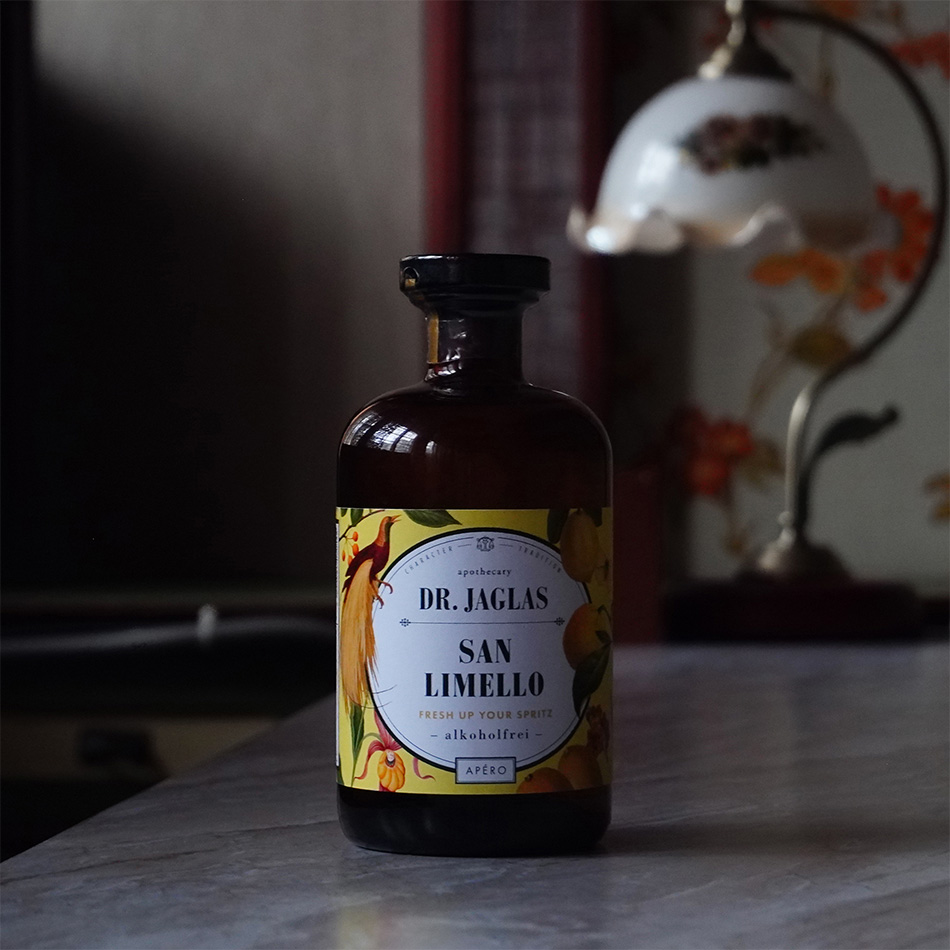 無酒精的檸檬開胃酒