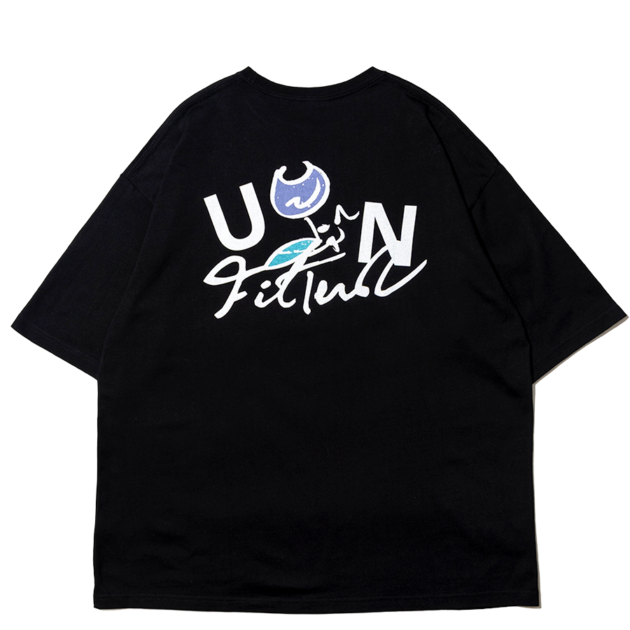 UN FILTERED 寬版落肩 T  恤 M